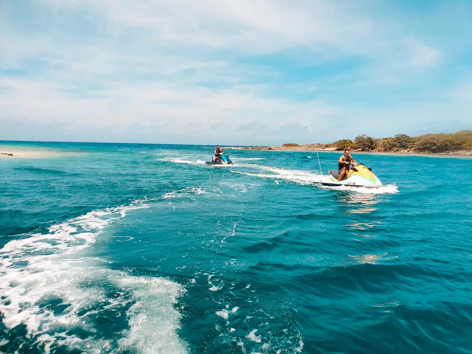 Jetskien in Curacao